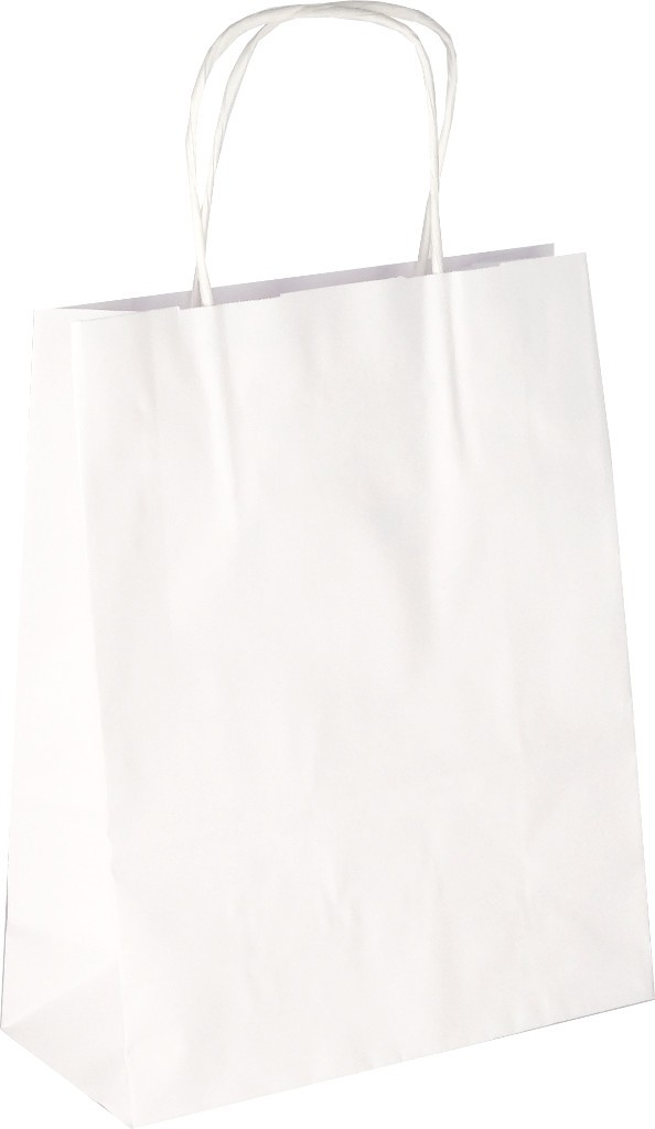 PS201G002 med snoet papirhåndtag hvid 180x80x225 mm