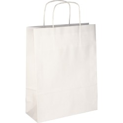 PS203G002 med snoet papirhåndtag hvid 240x100x320 mm