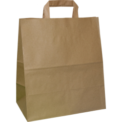 PP108G001 med flad papirholder Brun 320x140x420 mm