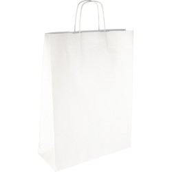 PS208G002 med snoet papirhåndtag hvid 320x120x400 mm