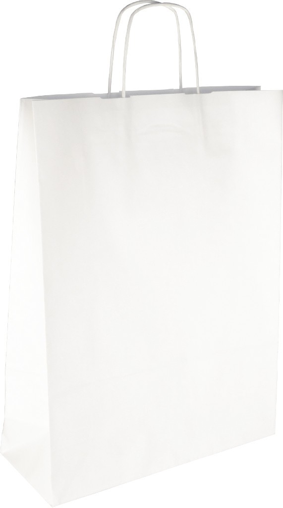 PS208G002 med snoet papirhåndtag hvid 320x120x400 mm