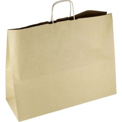 PS117G001 med snoet papirhåndtag Brun 500x180x390 mm