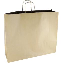 PS118G001 med snoet papirhåndtag Brun 540x140x440 mm