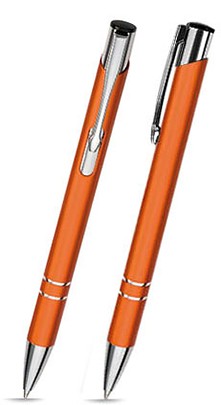 C-05 kuglepen. Orange - mat.