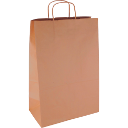 PS107G001 med snoet papirhåndtag Brun 305x170x425 mm