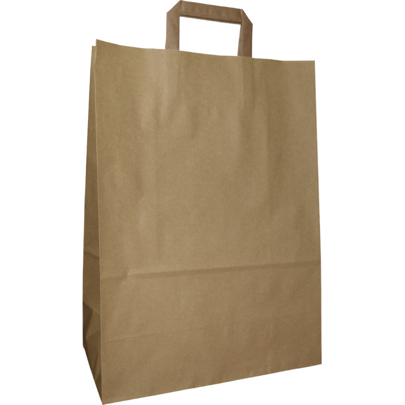 PP109G001 med flad papirholder Brun 320x160x430 mm