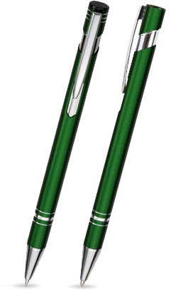 G-13 Metal kuglepen flaske grøn