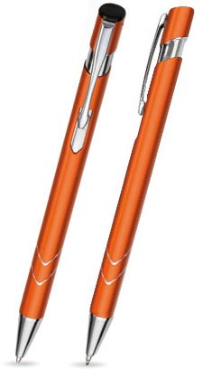 S-05 kuglepen. Orange - mat.