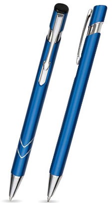 S-10A kuglepen. Blå - mat.