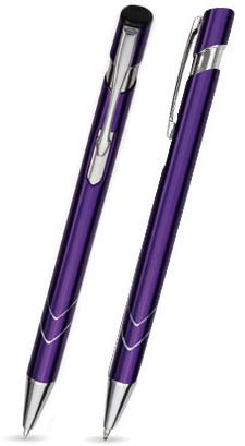 S-19 Metal kuglepen lys violet