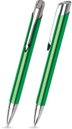 V-17 Metal kuglepen lysegrøn