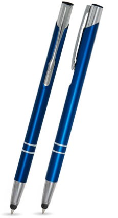CST-10 Metal ball pen Touch Pen Cosmo slim - BLUE