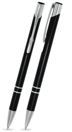 CS-01 kuglepen. Sort - lak.