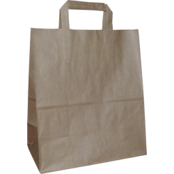PP105G001 med flad papirholder Brun 260x140x300 mm