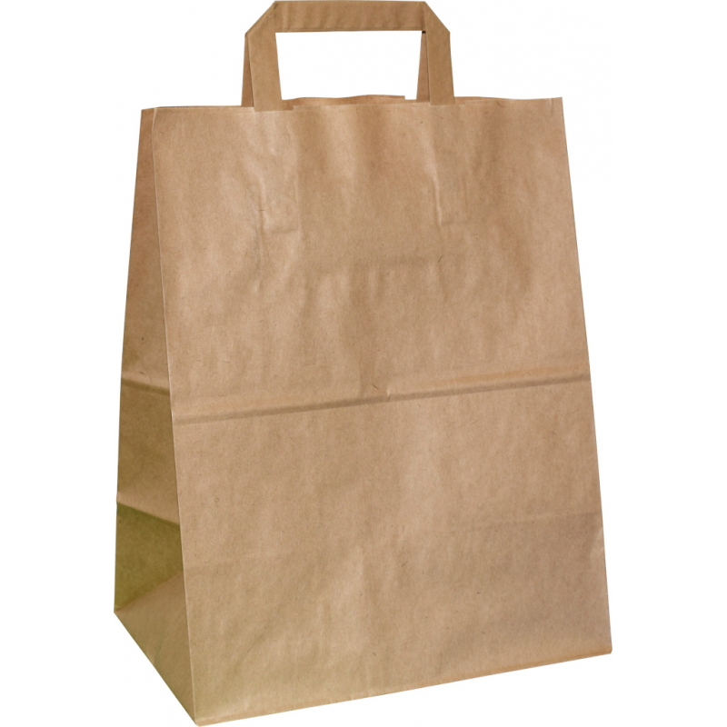 PP107G001 med flad papirholder Brun 260x175x245 mm