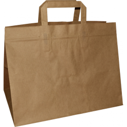 PP110G001 med flad papirholder Brun 320x220x245 mm