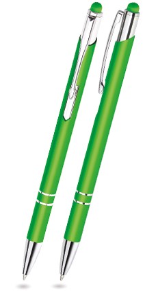 BET-17 Kuglepen Touch Pen BELLO. Grøn (mat).