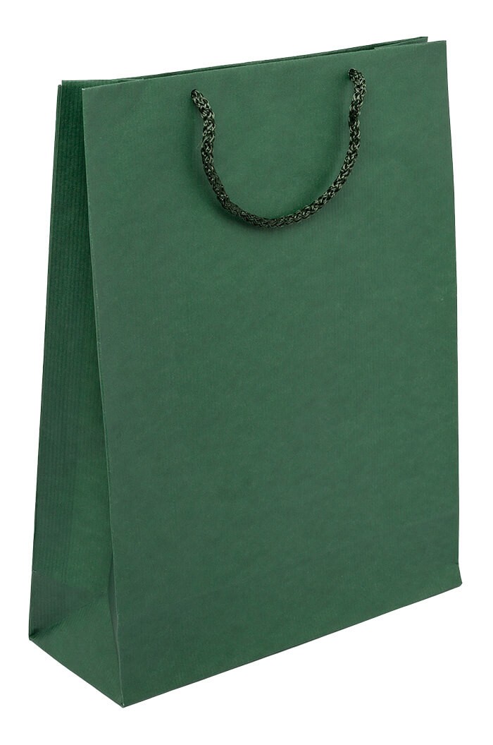 PR303R077 med et strenghåndtag, afstivet bund og øvre folder grøn 240x90x320 mm