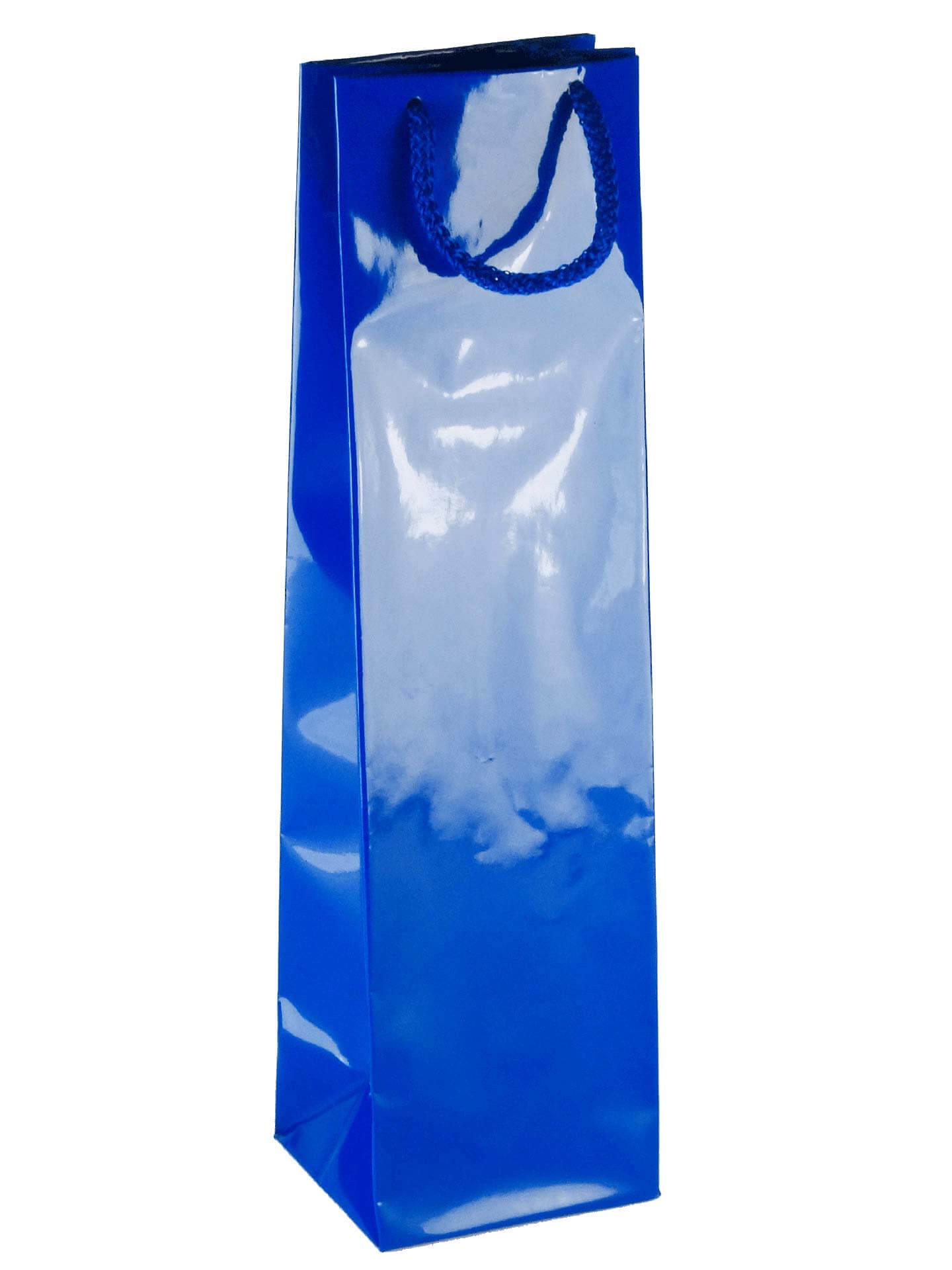 PL101G055 med et strenghåndtag, afstivet bund og øvre folder Marine blå 110x90x400 mm