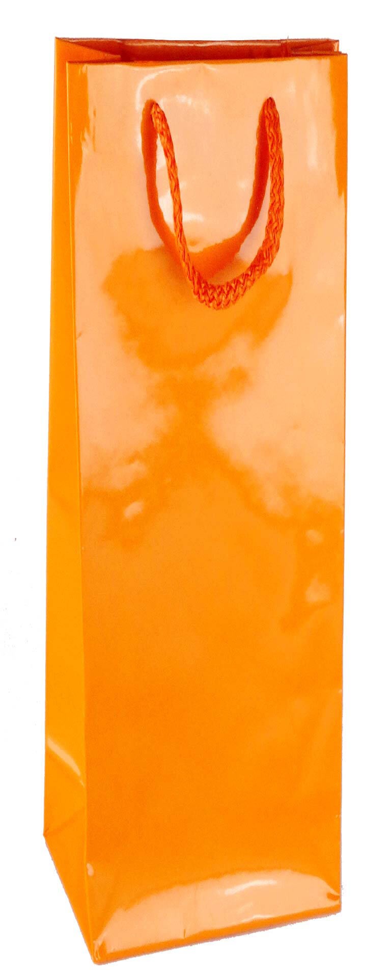 PL101G066 med et strenghåndtag, afstivet bund og øvre folder orange 110x90x400 mm