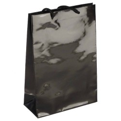 PL102G033 med et strenghåndtag, afstivet bund og øvre folder sort 170x70x250 mm