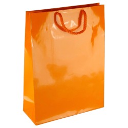 PL103G066 med et strenghåndtag, afstivet bund og øvre folder orange 240x90x320 mm