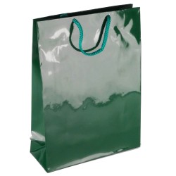 PL103G077 med et strenghåndtag, afstivet bund og øvre folder grøn 240x90x320 mm