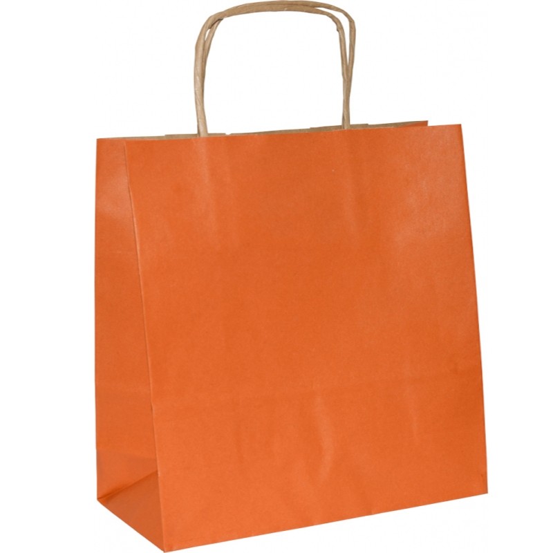 PS306G061 Papirpose med papirsnor EKO PLUS - Orange