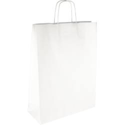 PS207G002 med snoet papirhåndtag hvid 305x170x425 mm