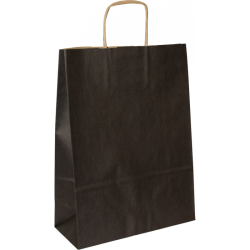 PS303G031 med snoet papirhåndtag sort 240x100x320 mm