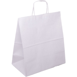 PS215G002 med snoet papirhåndtag hvid 400x180x390 mm