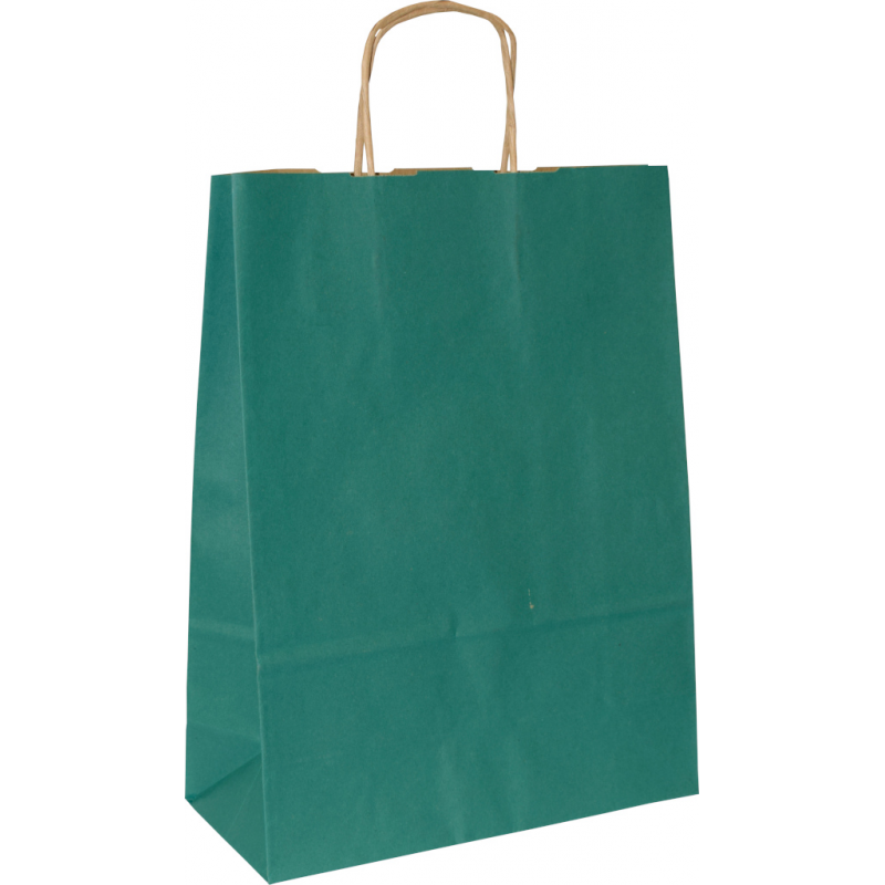 PS303G071 med snoet papirhåndtag grøn 240x100x320 mm