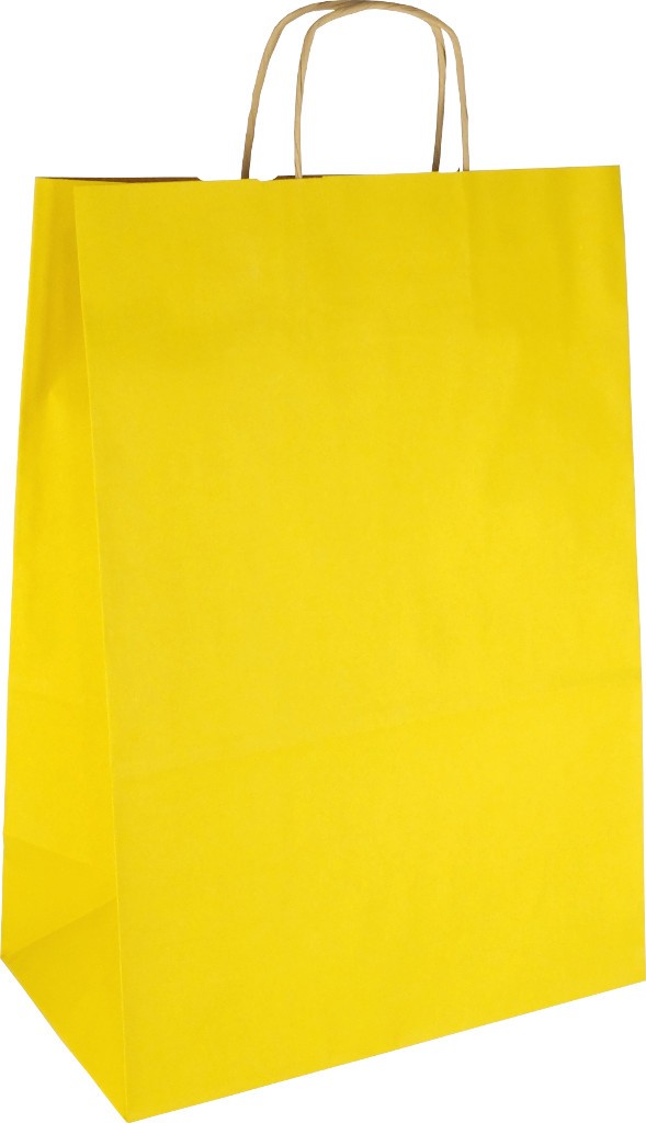 PS307G091 med snoet papirhåndtag gul 305x170x425 mm