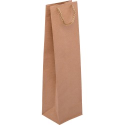PR101R001 med et strenghåndtag, afstivet bund og øvre folder Brun 110x90x400 mm