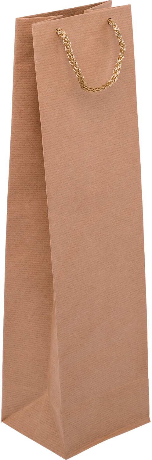 PR101R001 med et strenghåndtag, afstivet bund og øvre folder Brun 110x90x400 mm