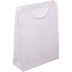 PR202R002 med et strenghåndtag, afstivet bund og øvre folder hvid 170x70x250 mm