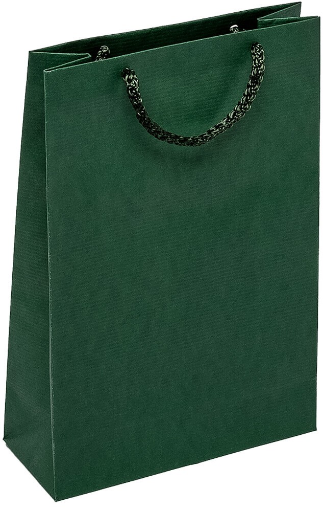 PR302R077 med et strenghåndtag, afstivet bund og øvre folder grøn 170x70x250 mm