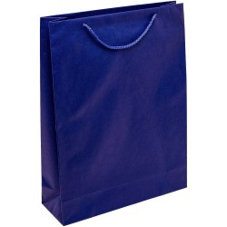 PR304R055 med et strenghåndtag, afstivet bund og øvre folder Marine blå 300x90x400 mm